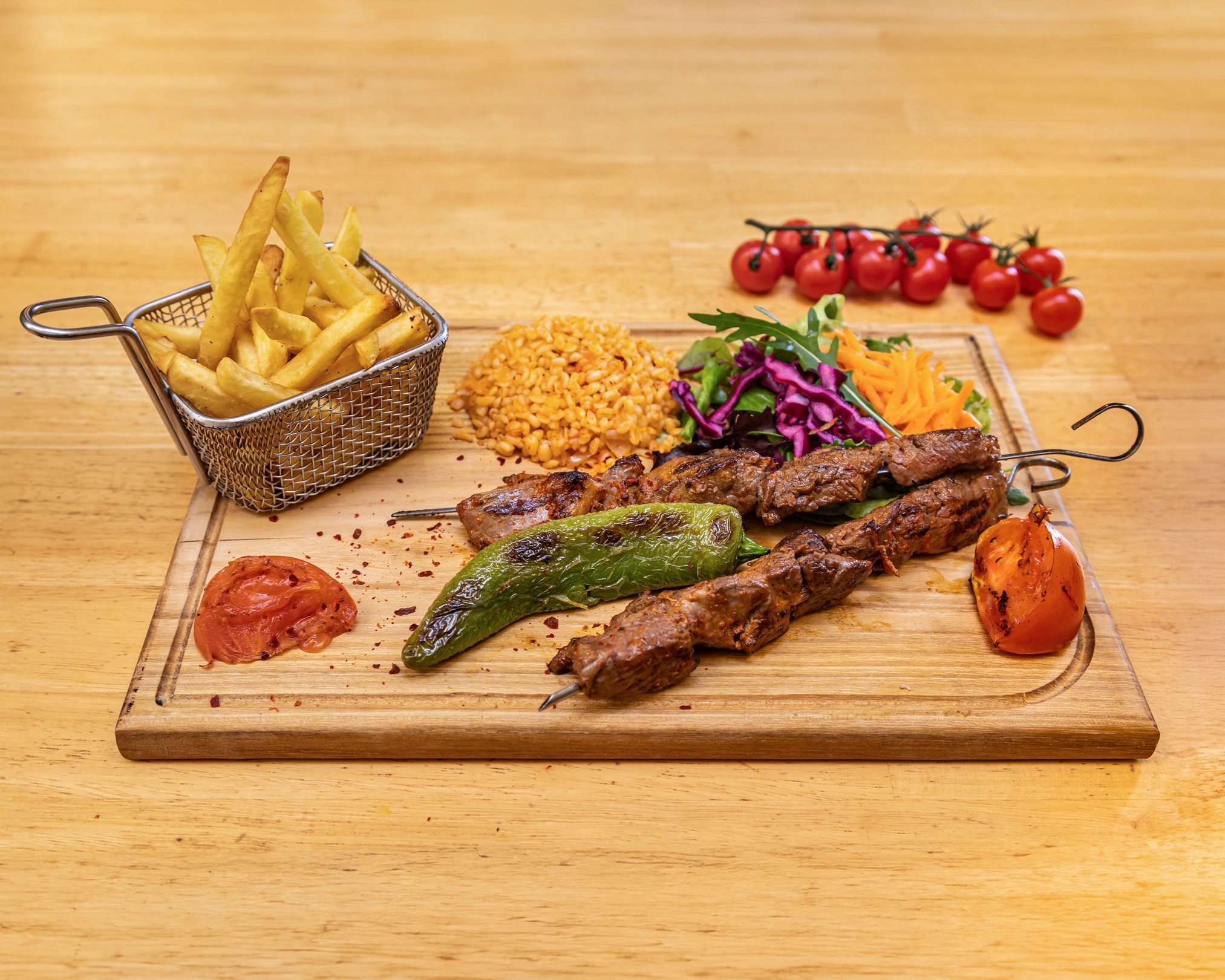 Assiette Brochettes Agneau