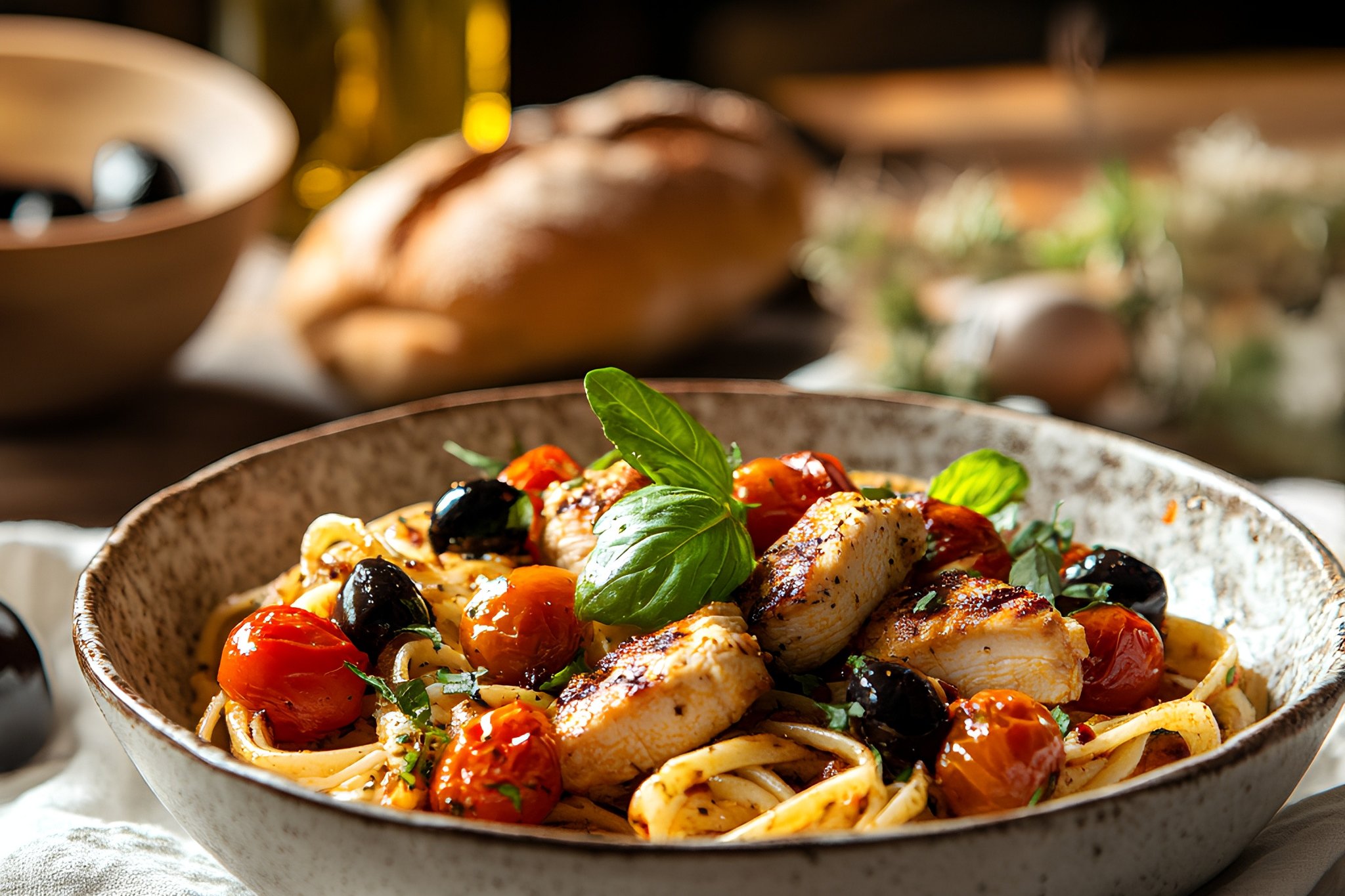 Mediterranean Chicken Pasta
