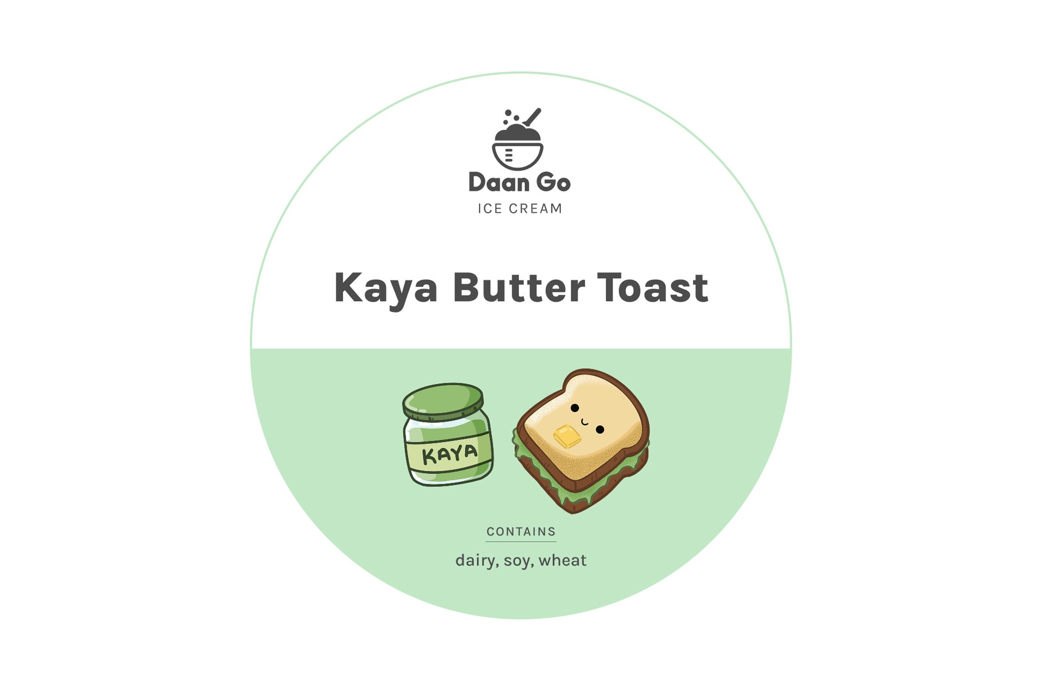 Kaya Butter Toast Ice Cream