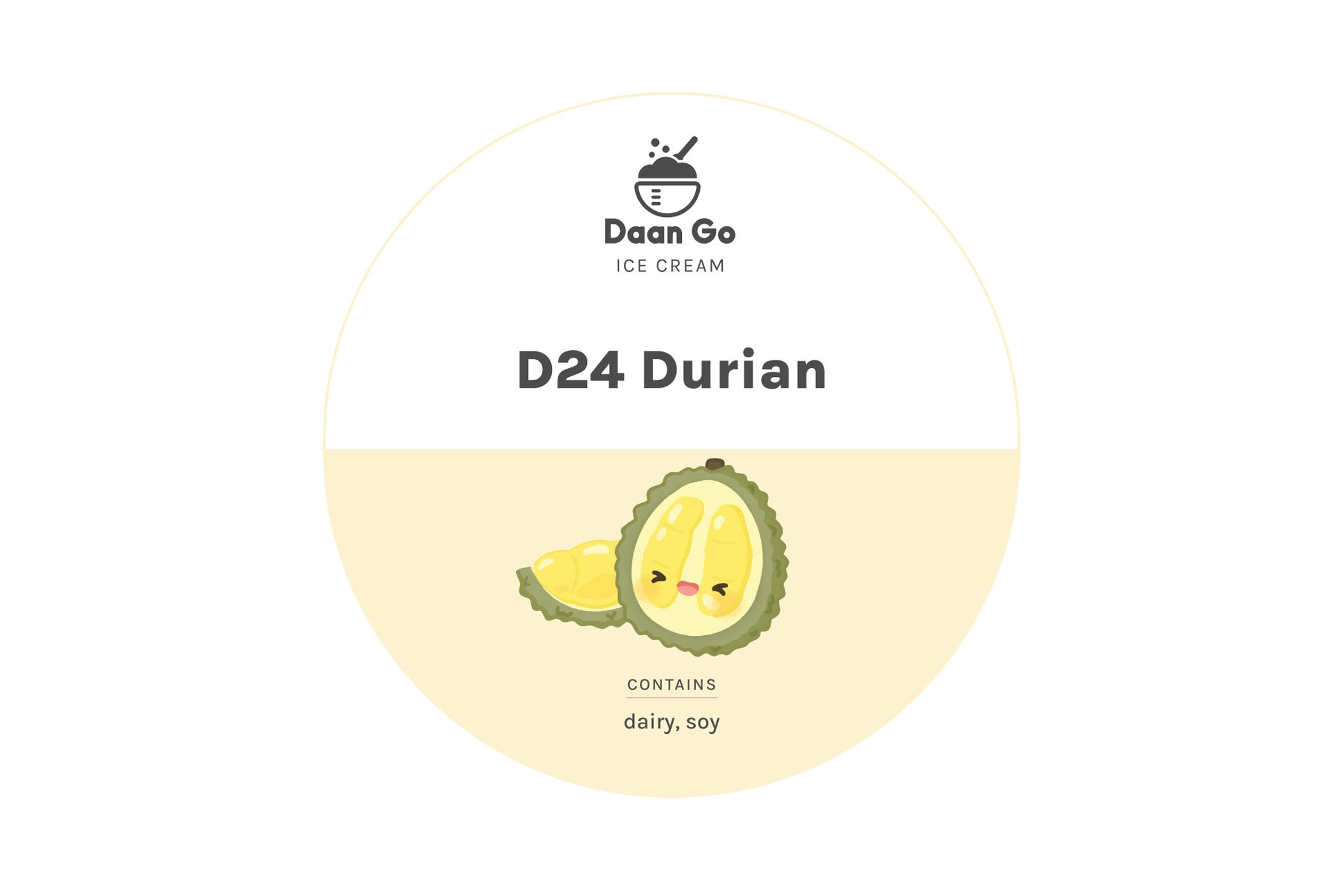 Premium D24 Durian Ice Cream