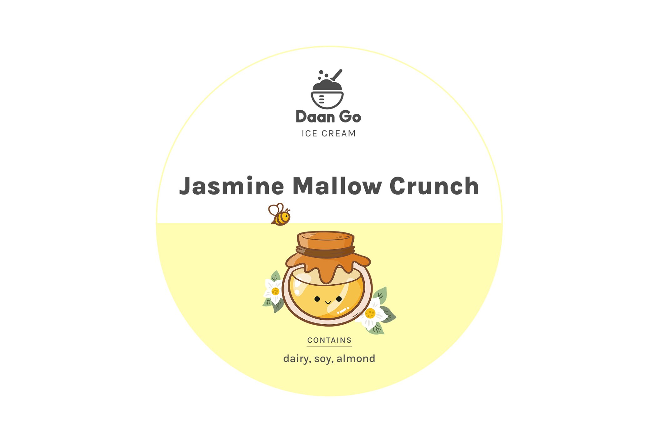 Jasmine Mallow Crunch Ice Cream