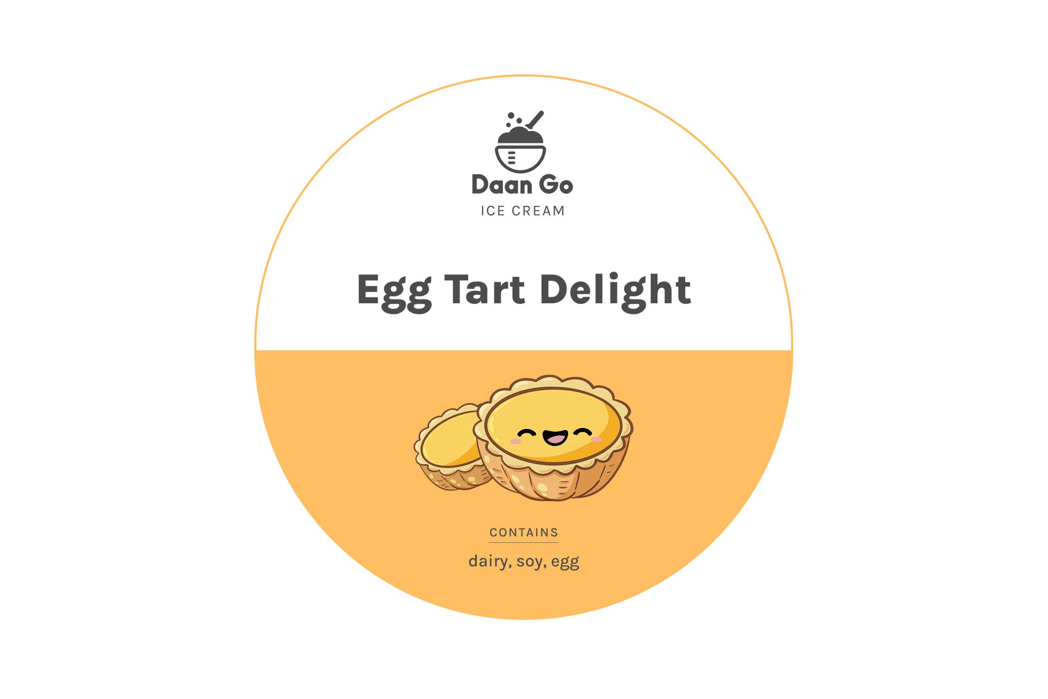 Egg Tart Delight Ice Cream