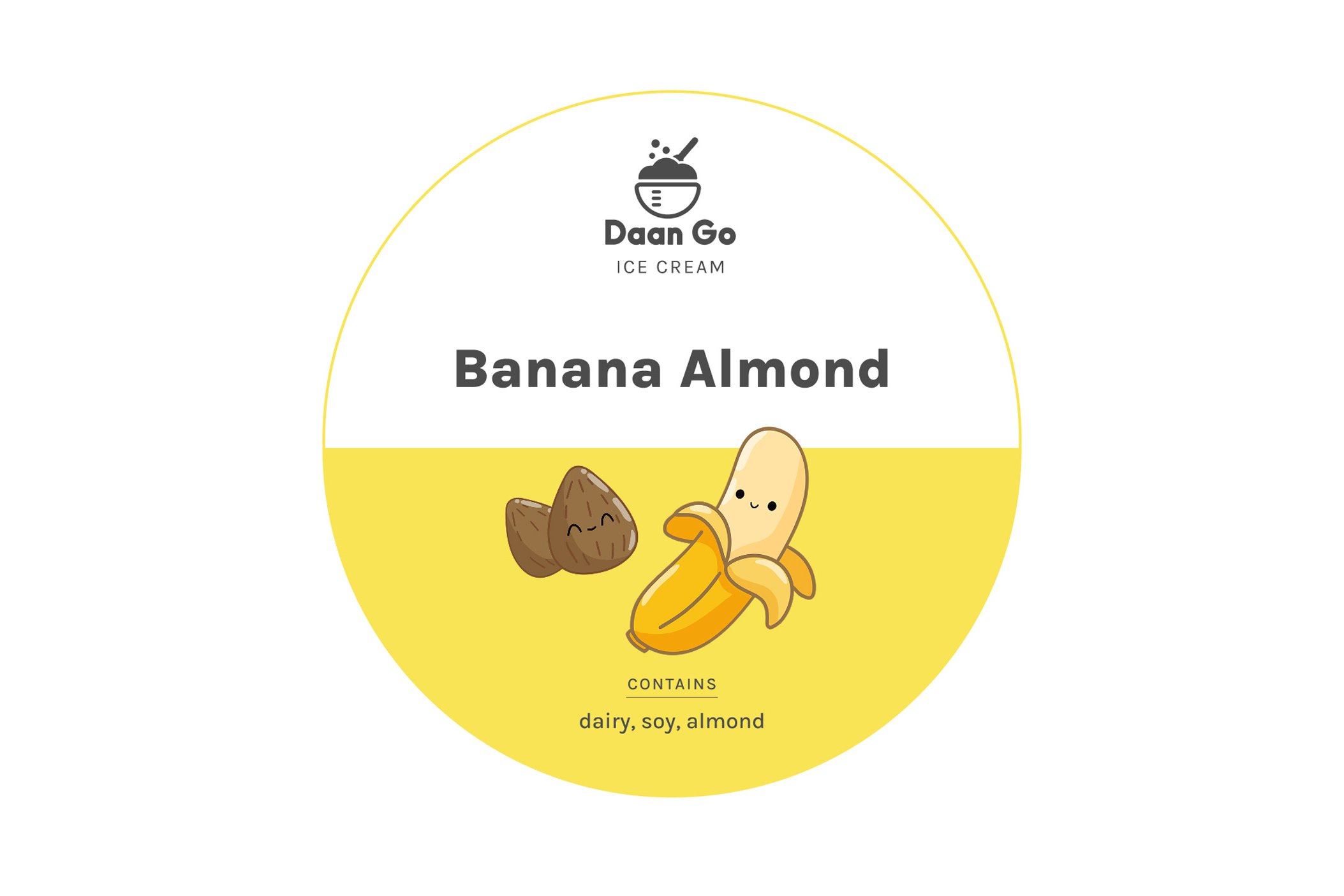 Bananza Almond Crunch Ice Cream