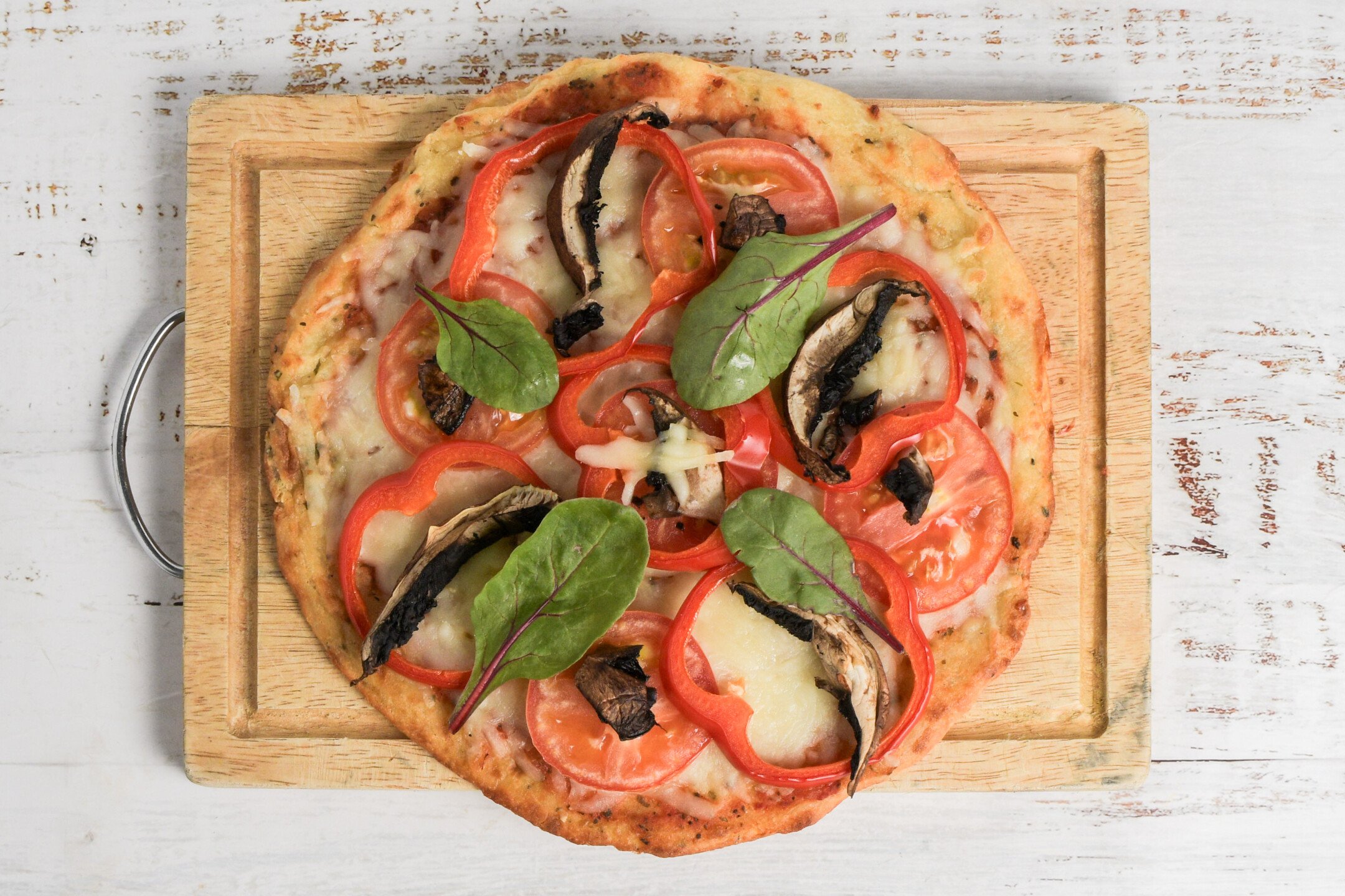 Portabella Garden Keto Pizza 9" - Ready-to-Bake or Hot
