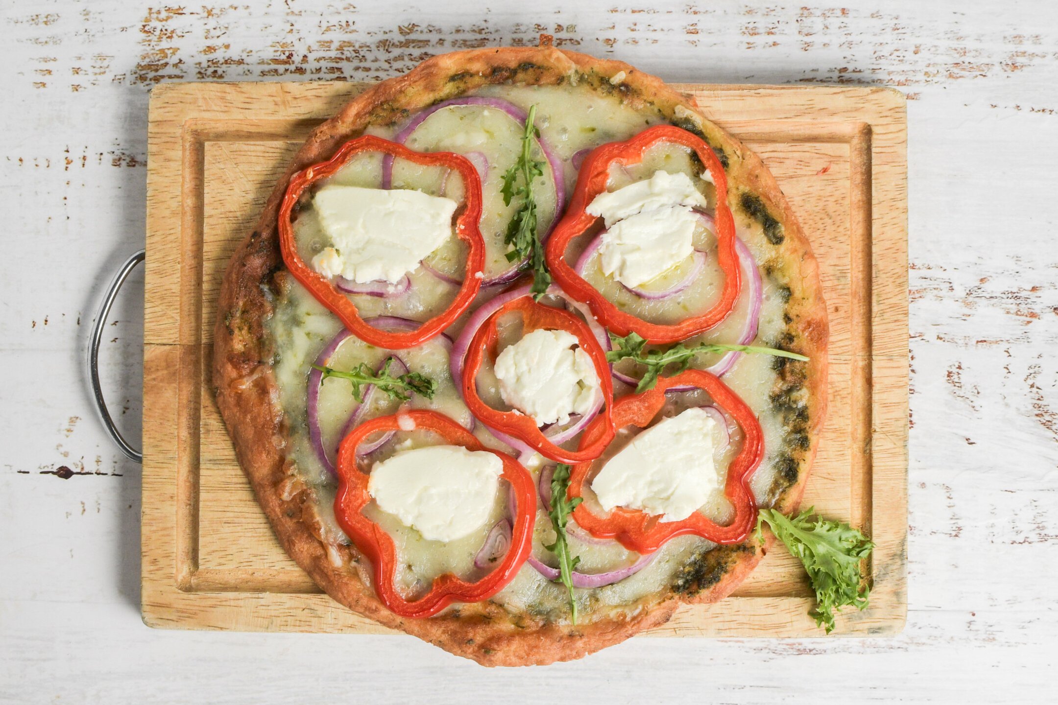 Keto Pesto Pizza 9" - Ready-to-Bake or Hot