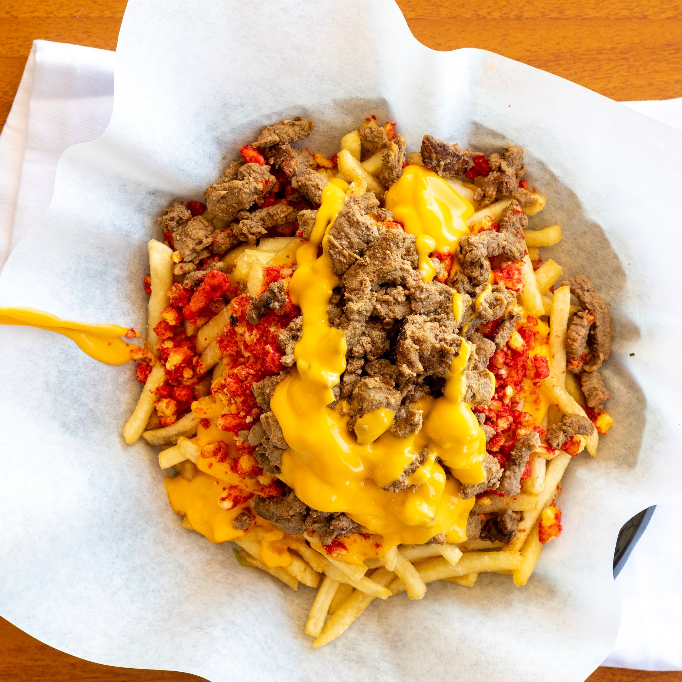 Hot Cheeto Fries.