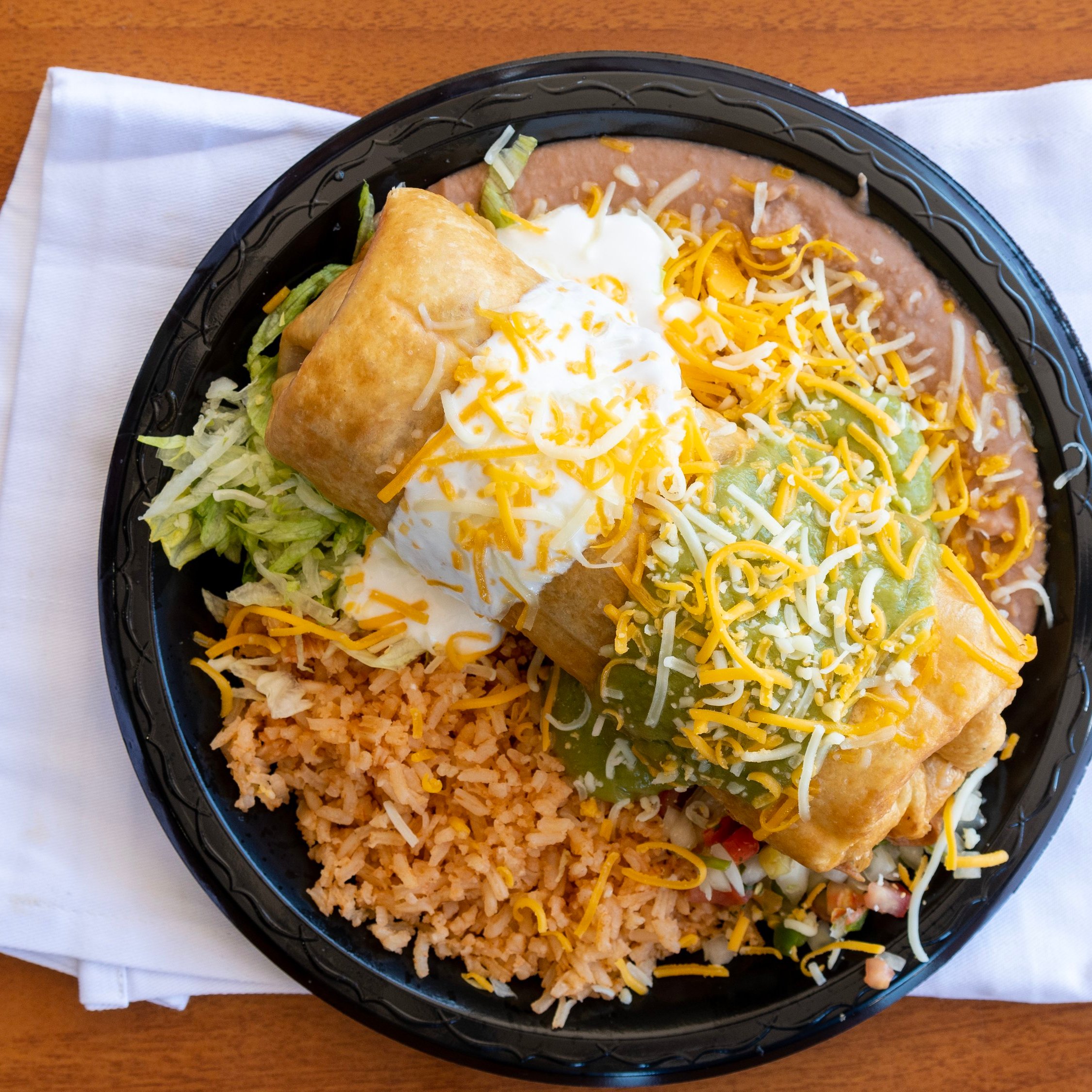 #5 Chimichanga Combo.
