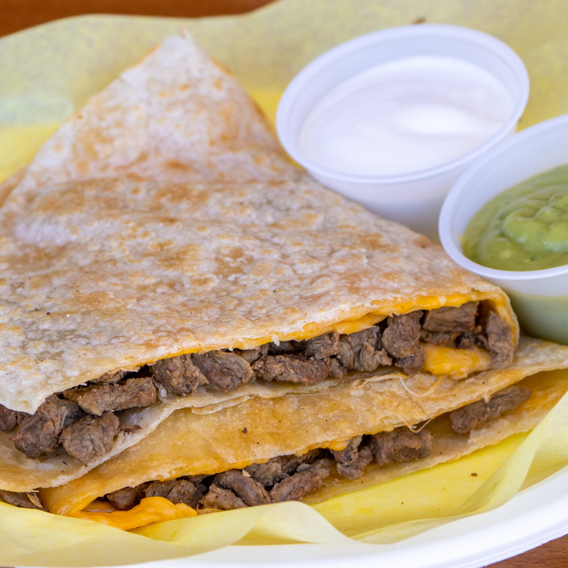 Carne Asada Quesadilla.