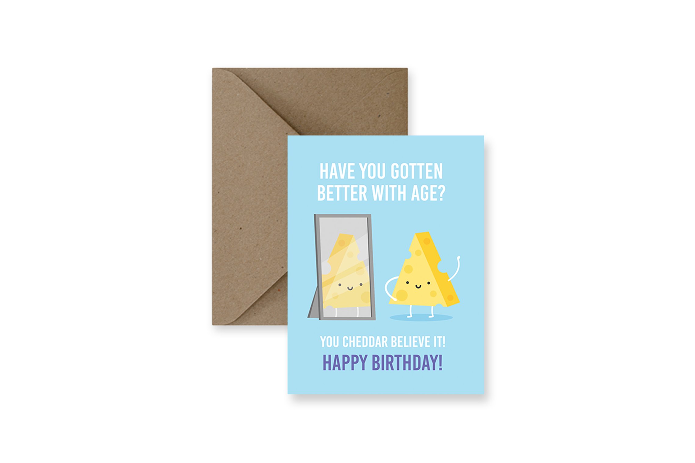 Cheddar Birthday Card