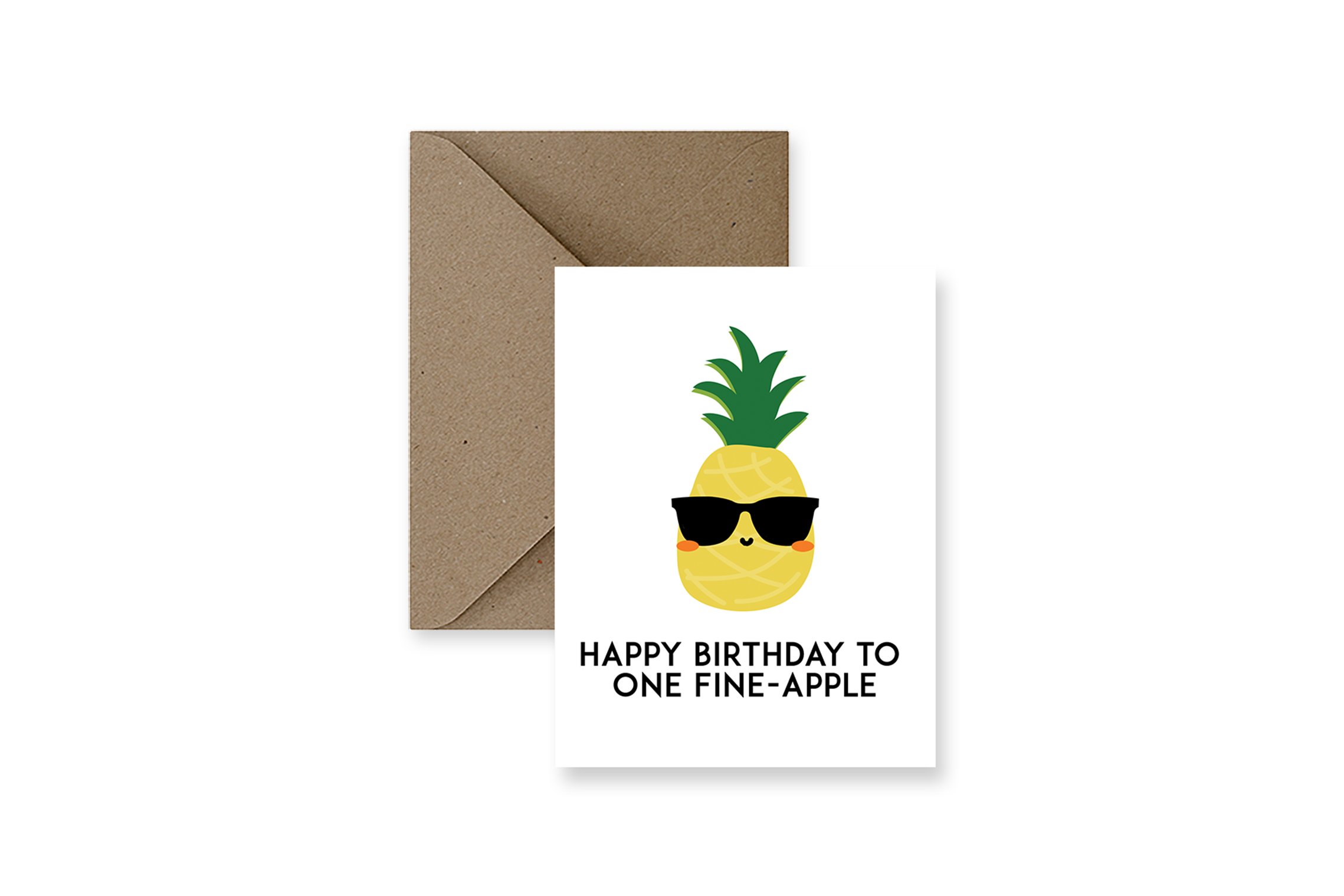 Fineapple Birthday Card