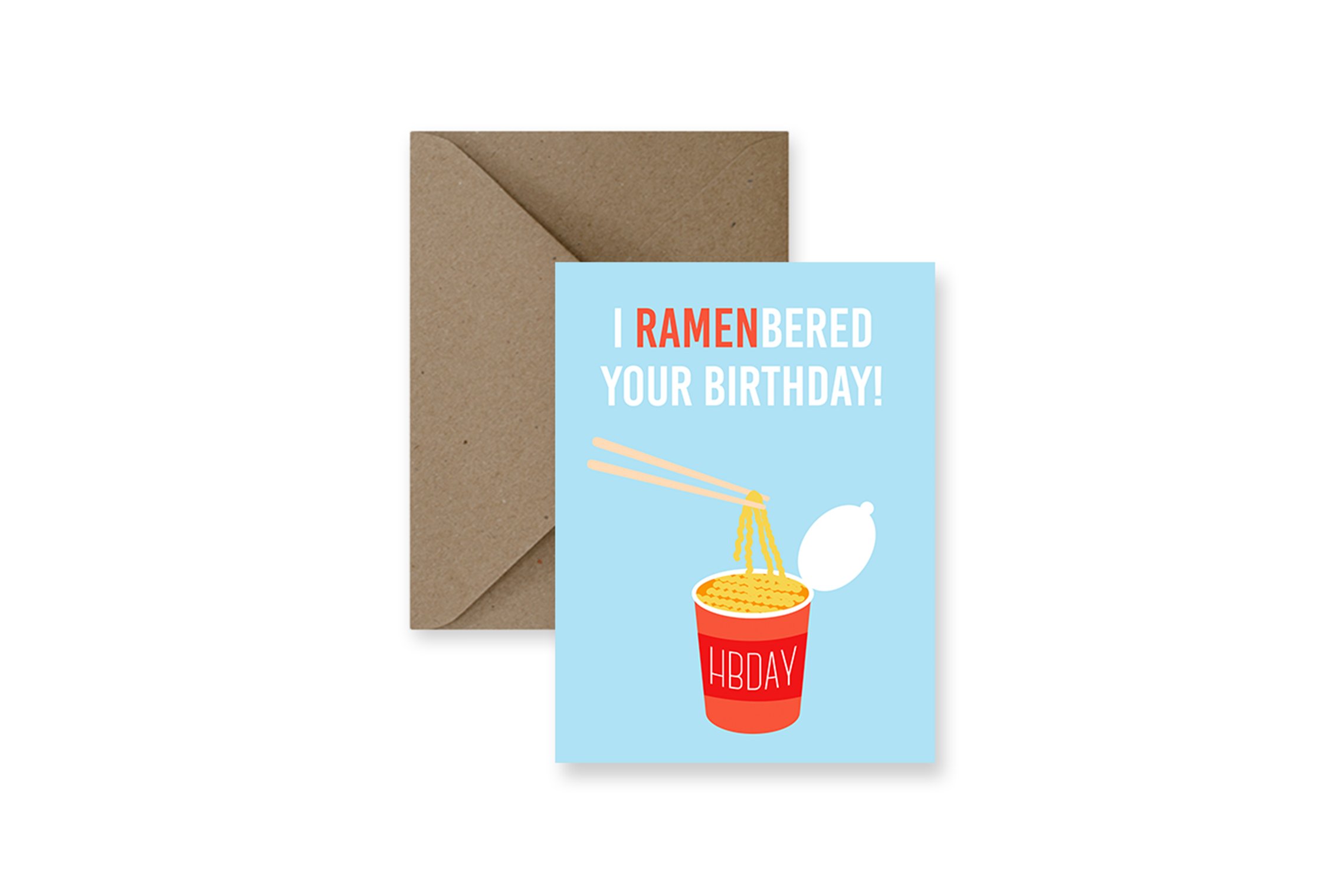 Ramenbered Birthday Card