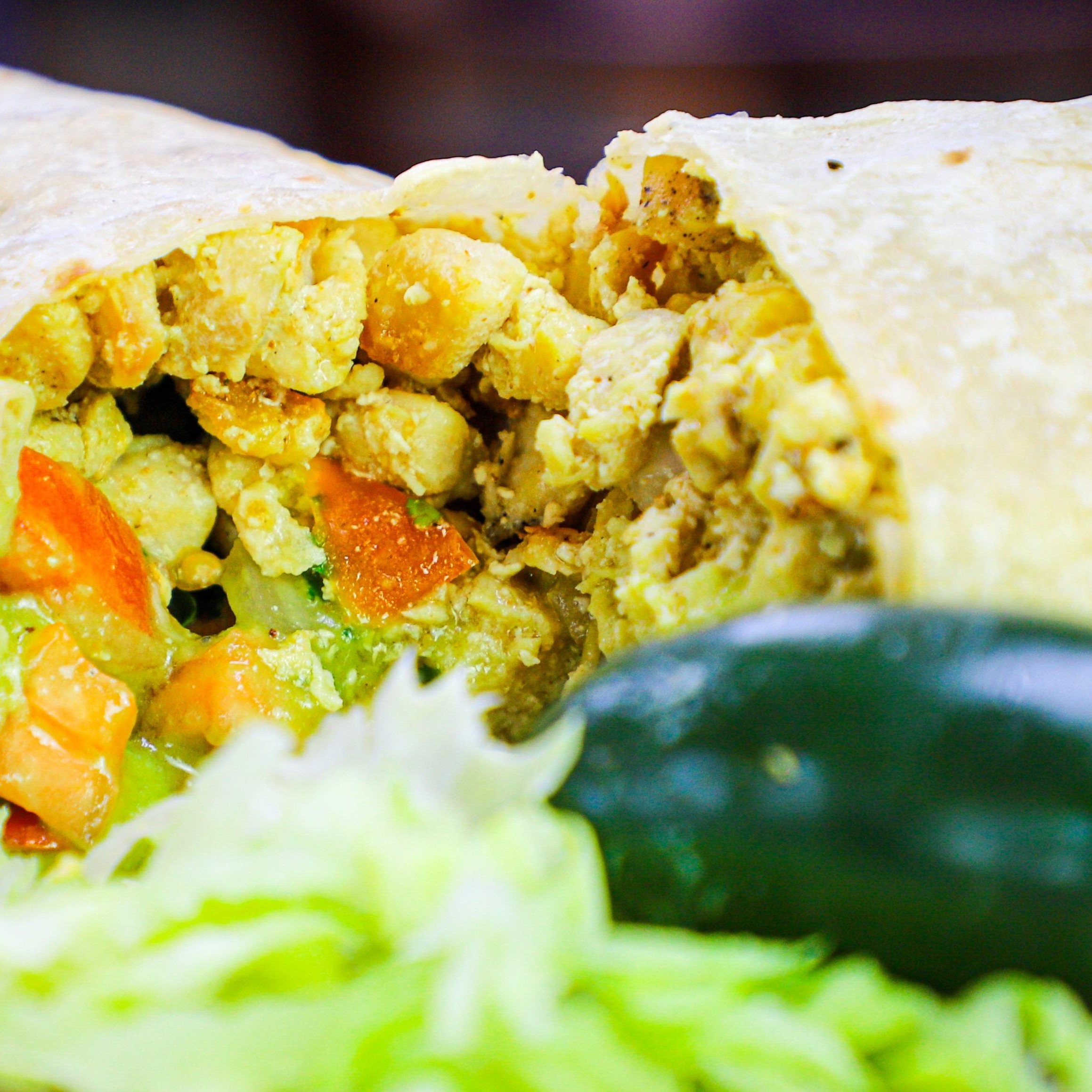 Pollo Asada Burrito.