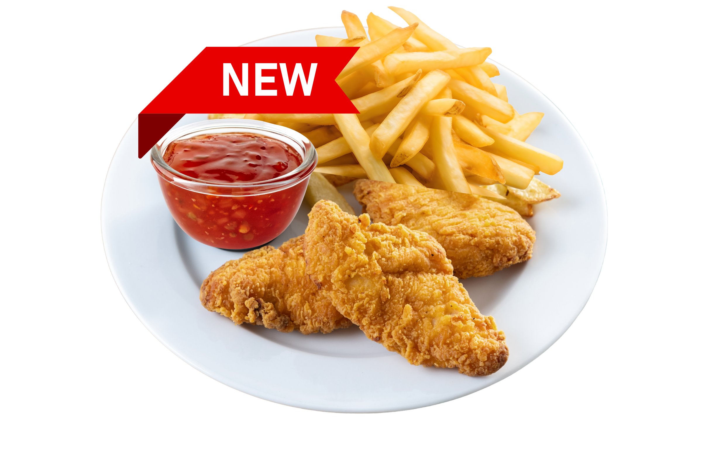 CRISPY CHICKEN STRIPS & FRIES