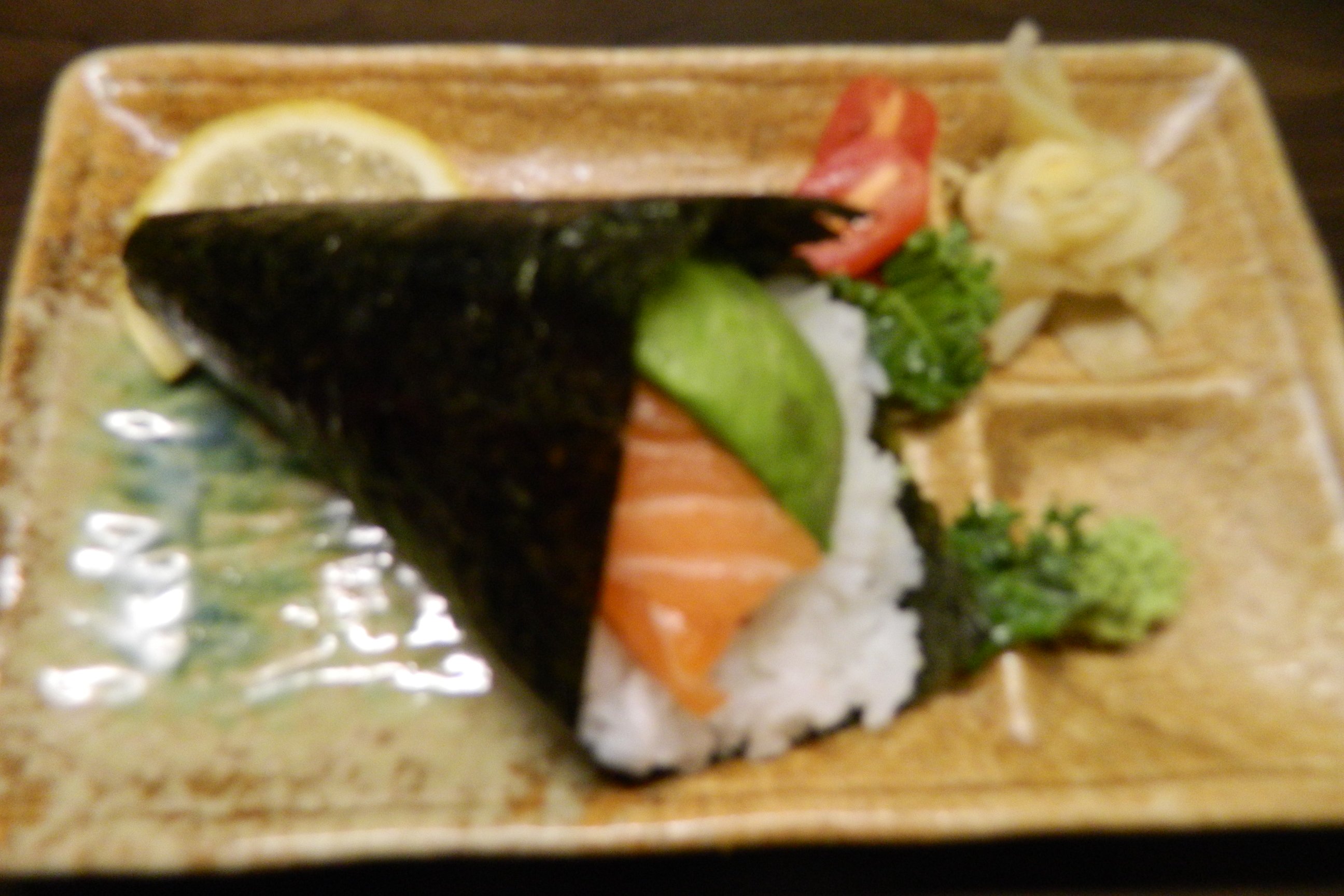 Salmon & Avocado Hand Roll