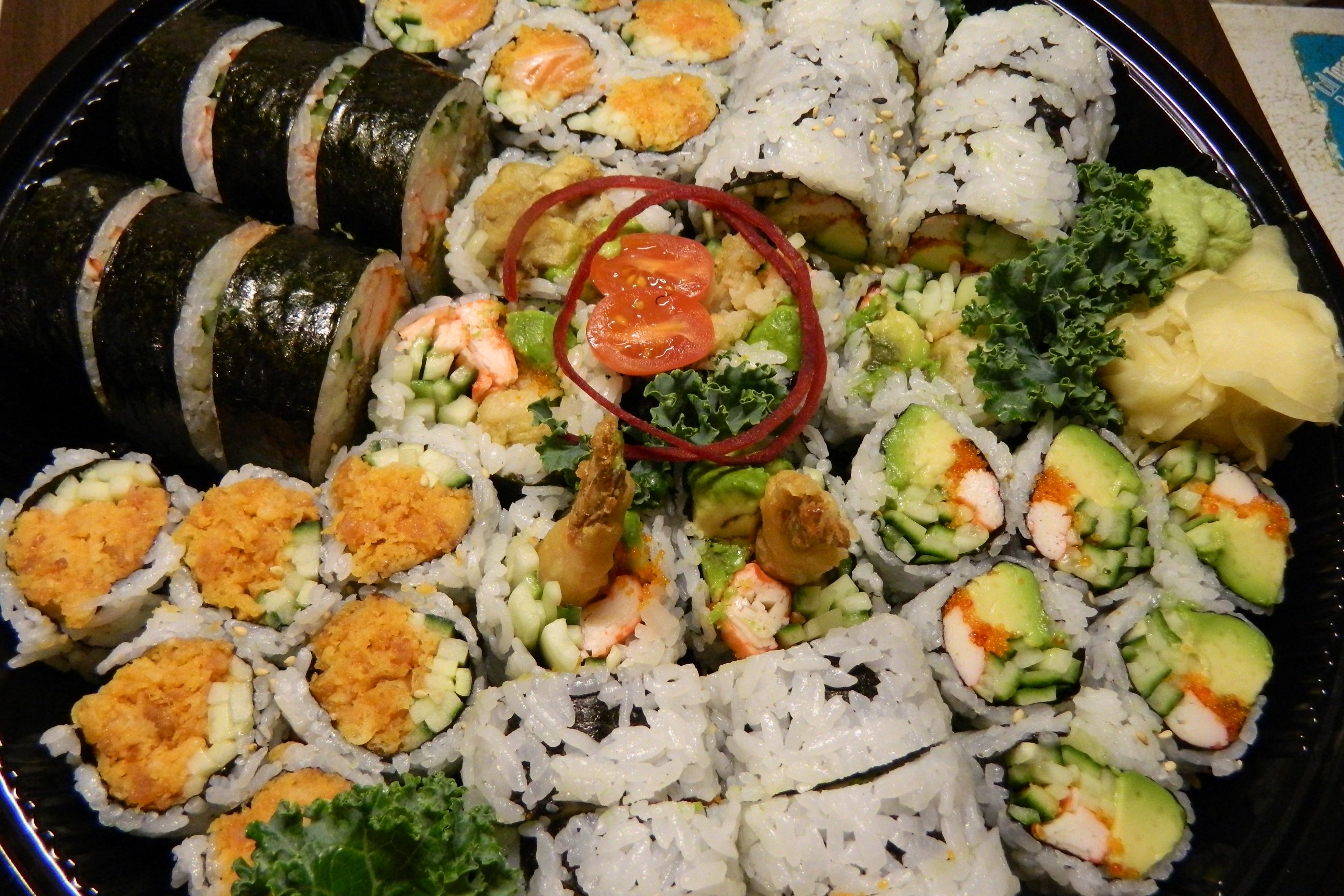 RC8 California, Sp Salmon, Sp Tuna, Dynamite, Lobster & Spider