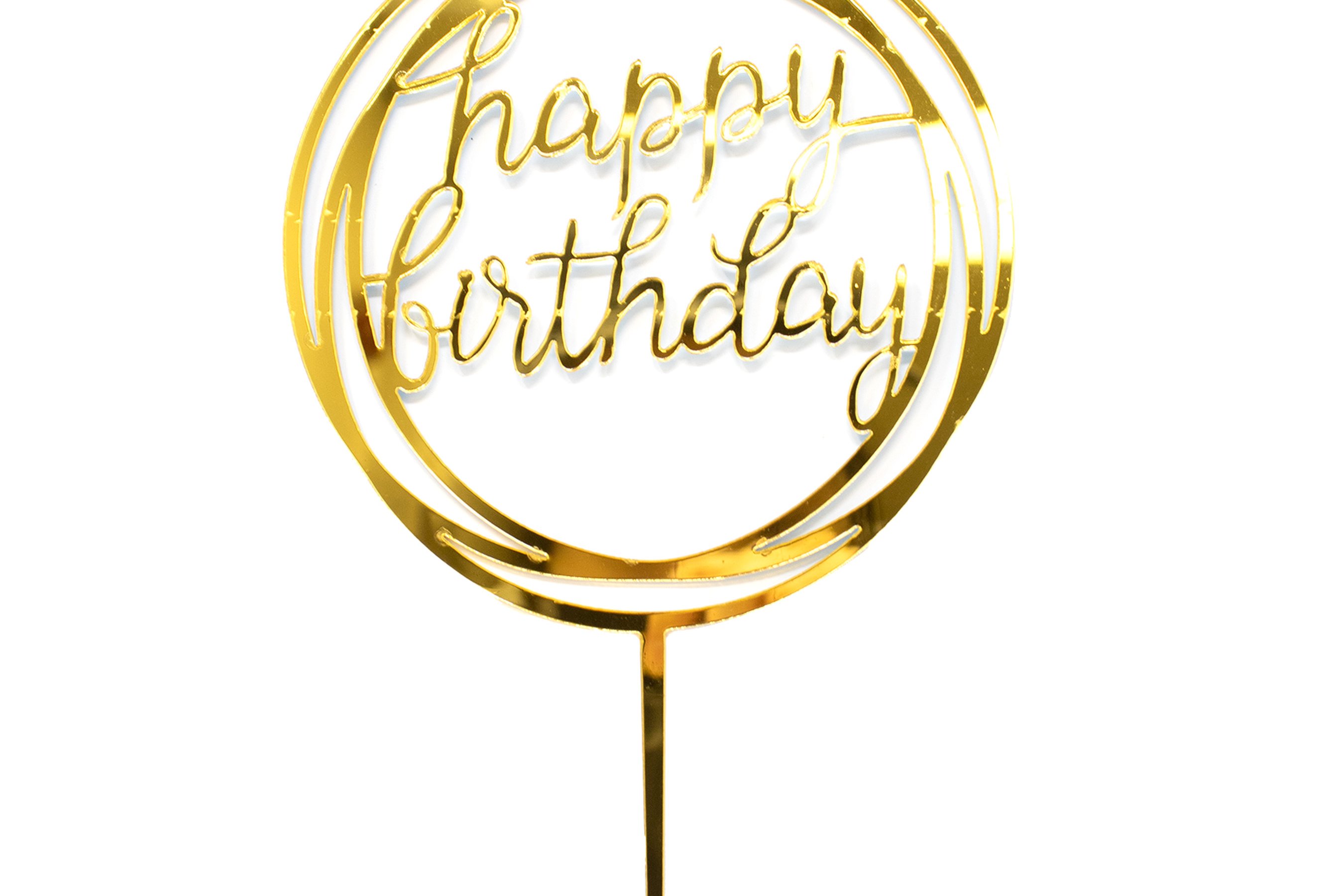 Happy Birthday Cake Topper