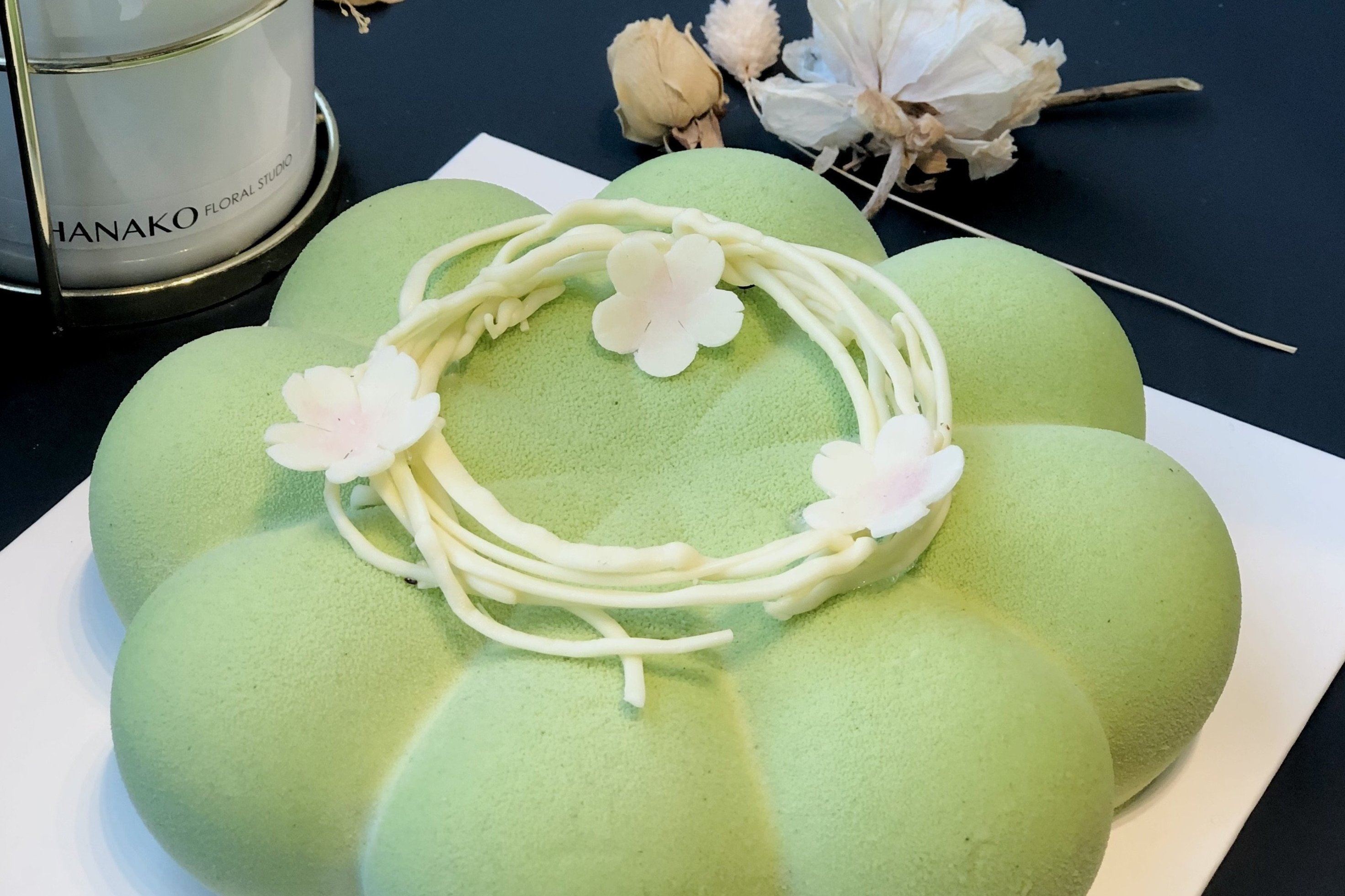 Matcha Jasmine Yuzu Cake 6"