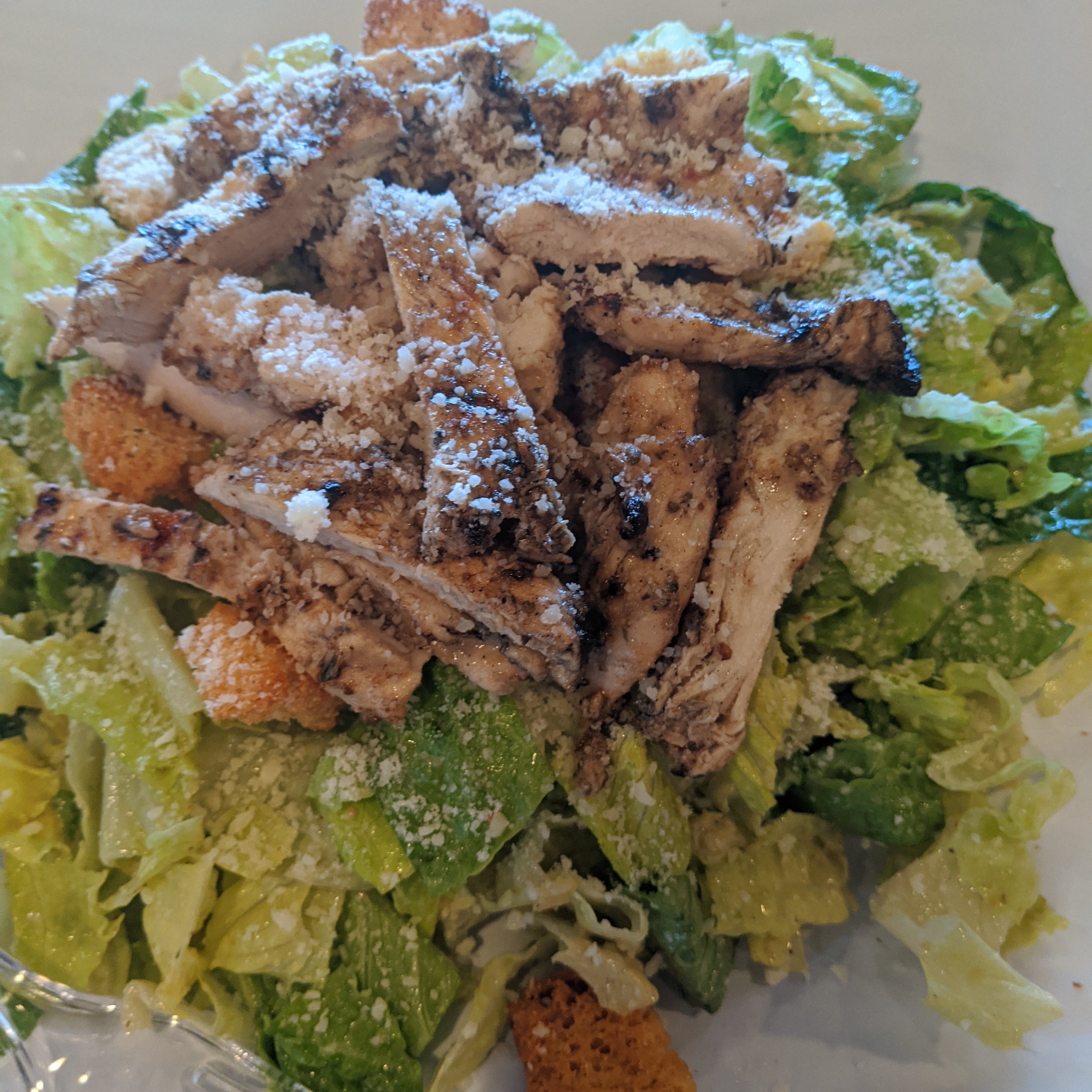 Grilled Chicken Caesar.