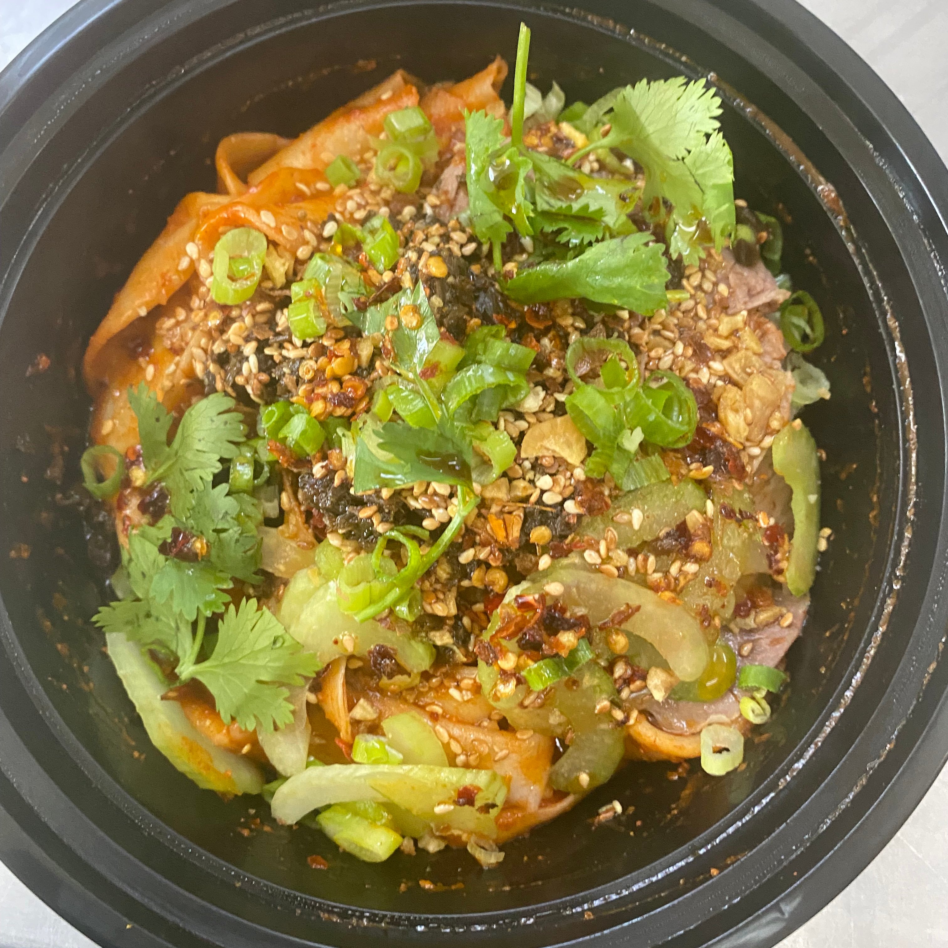 Szechuan Garlic Noodles.