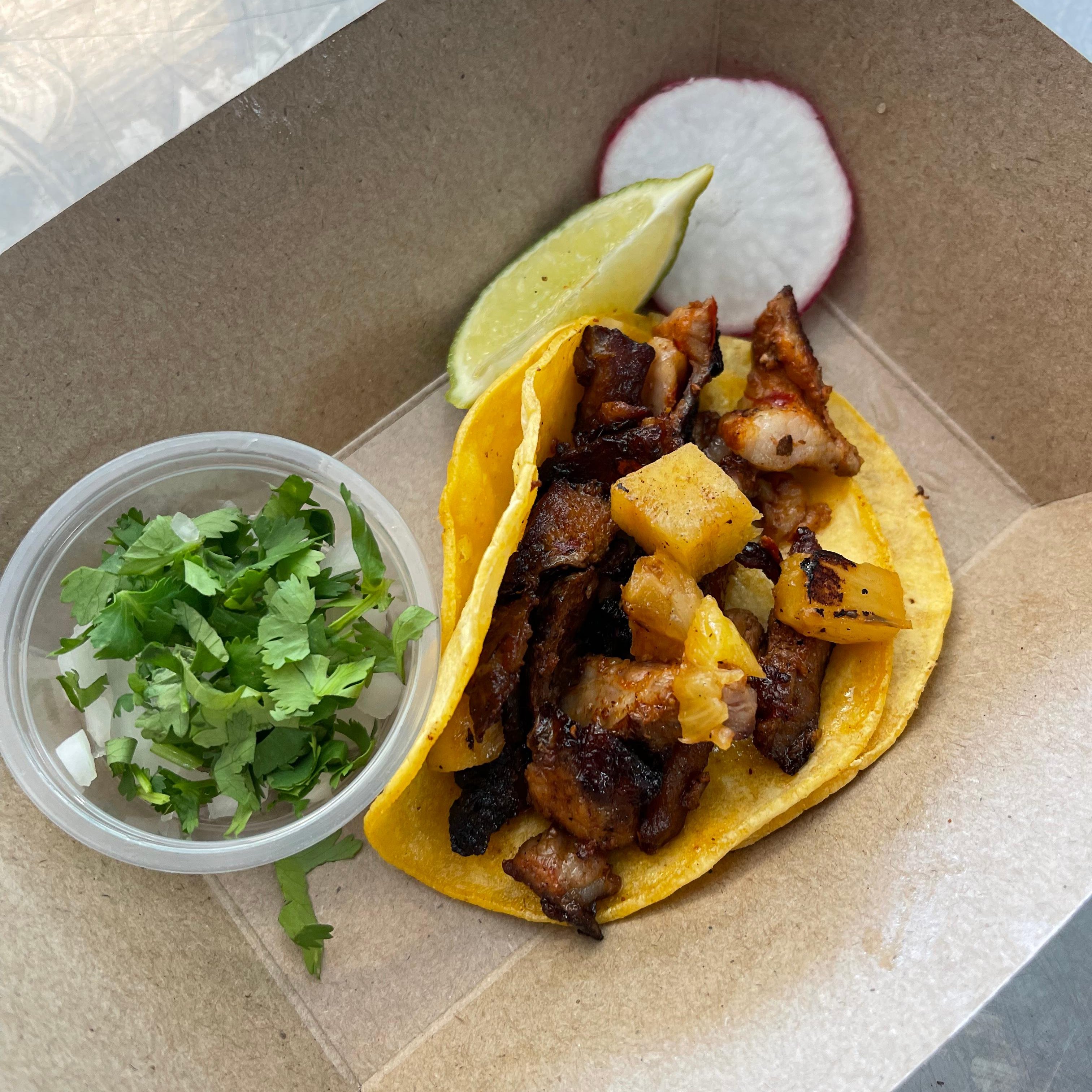 Al Pastor Pork Street Taco.
