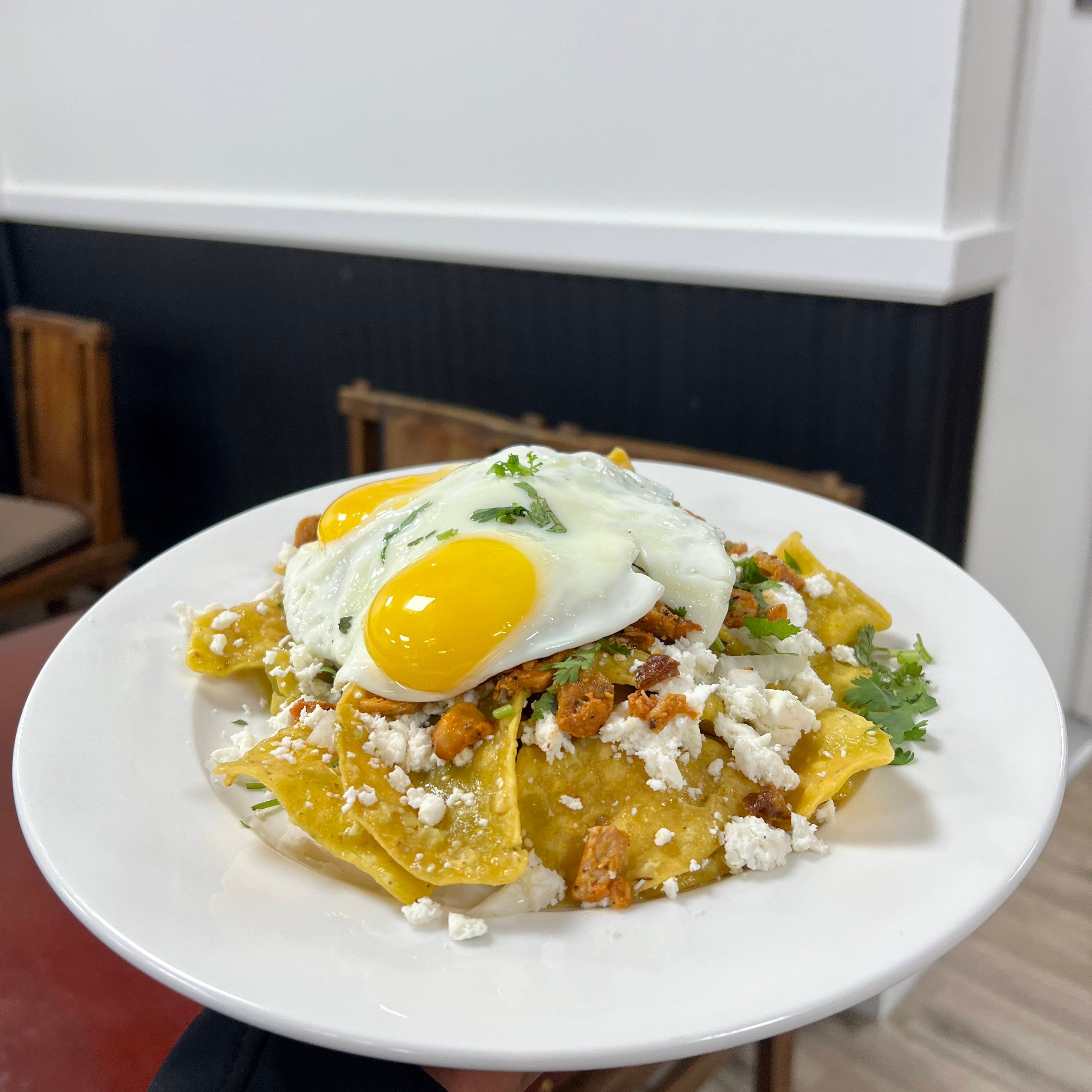 Salsa Verde Chilaquiles.