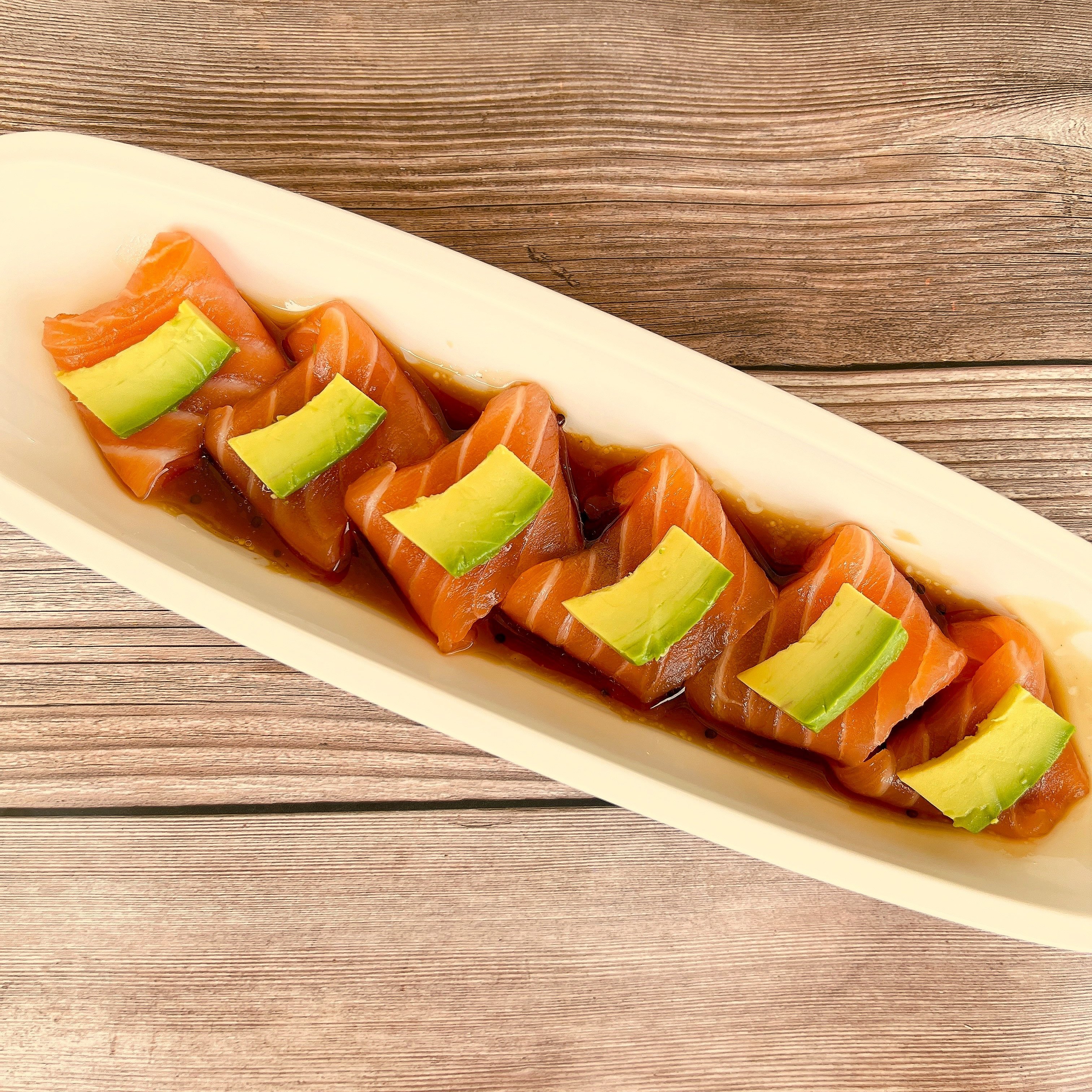 Yanagi Salmon Sashimi.