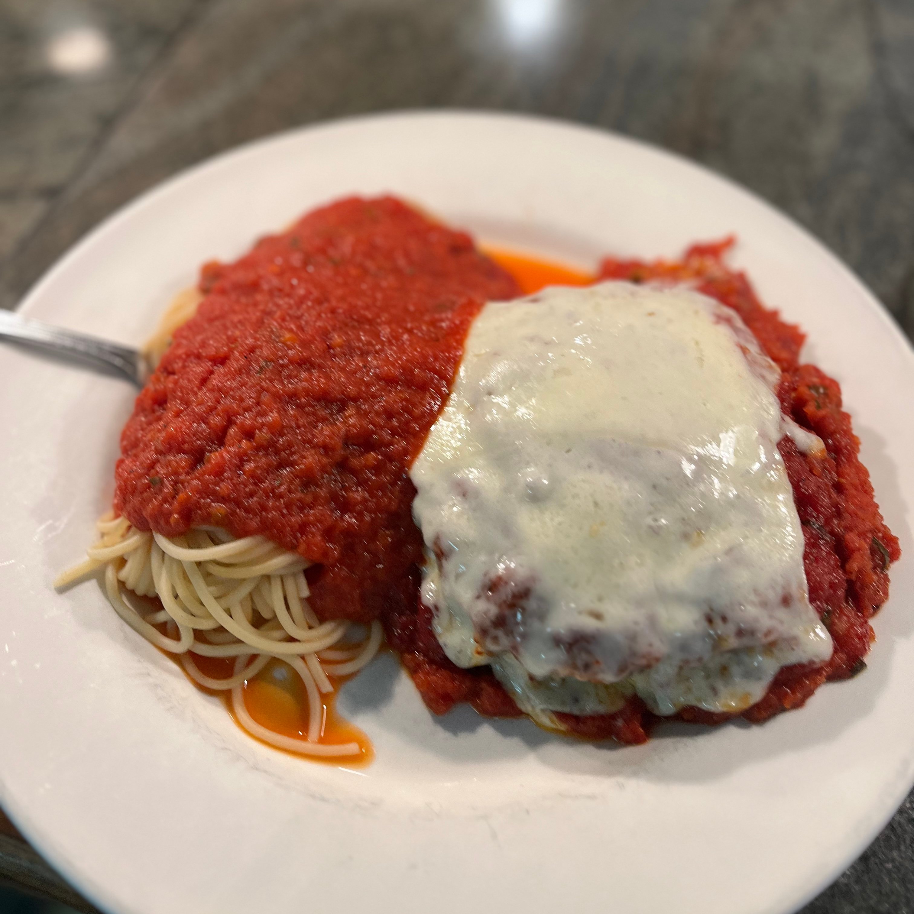 Chicken Parmigiana.