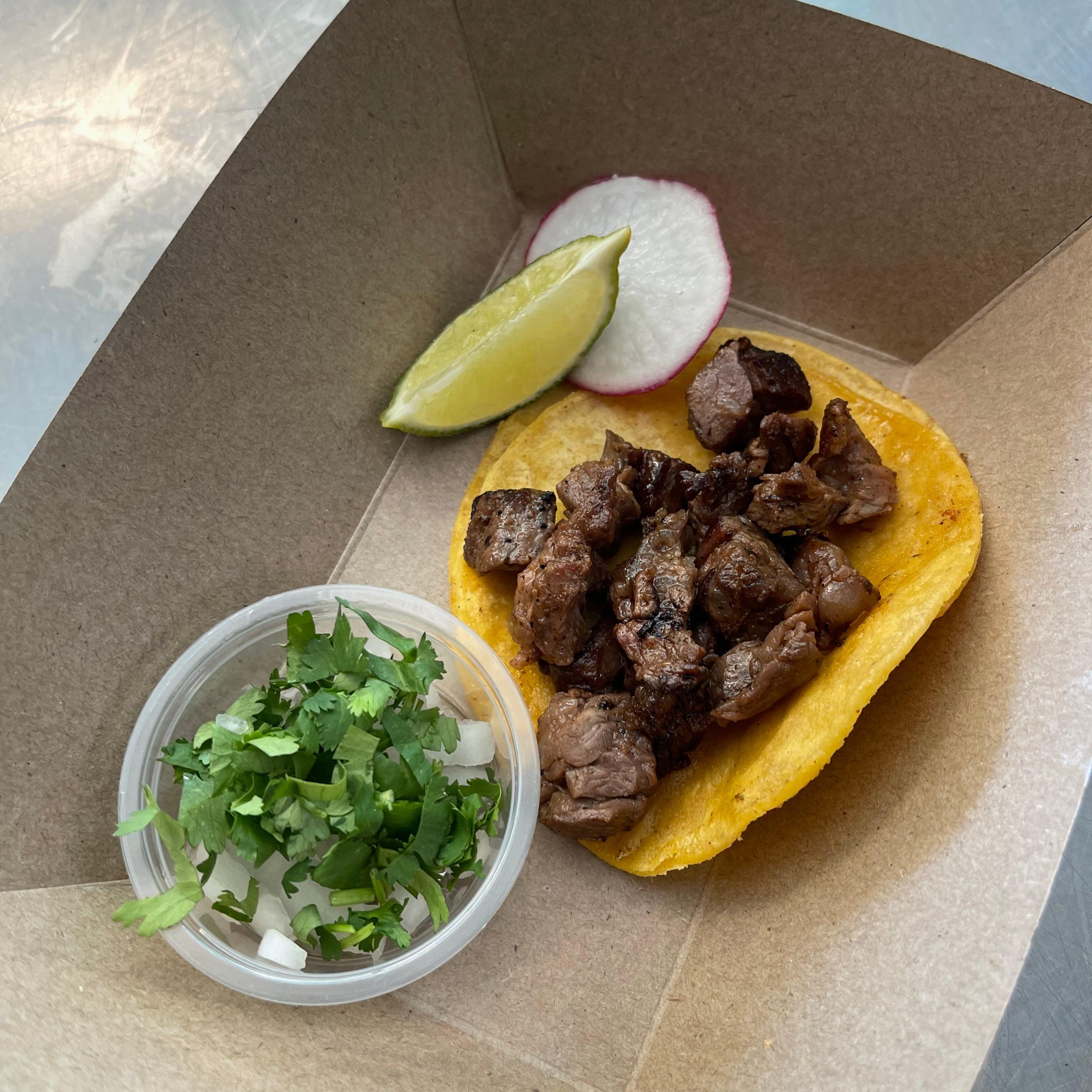 Wagyu Carne Asada Street Taco.