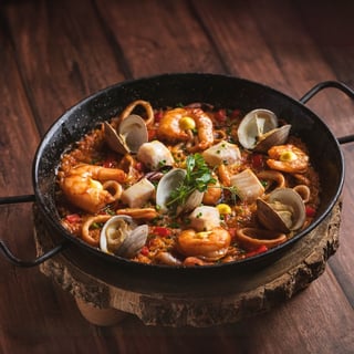 Seafood Paella Individual
