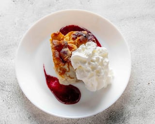 Belgian Waffle Bread Pudding