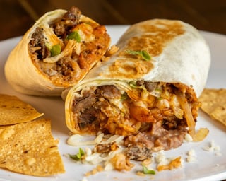 #8 Crazy King Burrito Loco Combo