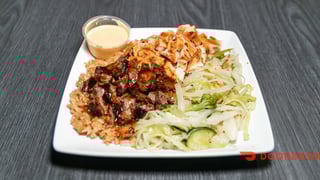 Steak and Chicken Entrée