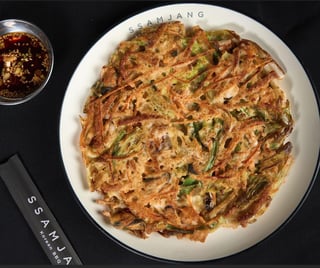 Pajeon (Korean Green Onion Pancake)