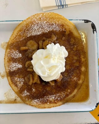 Bananas Fosters Pancake