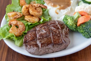 Top Sirloin Steak & Shrimp