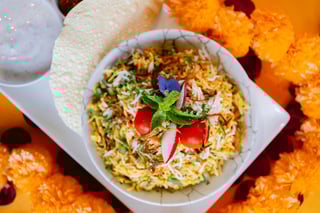 Saffron Chicken Biryani