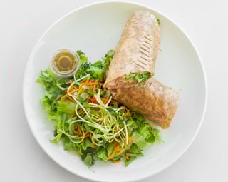 Vegan Bacon Avocado Wrap