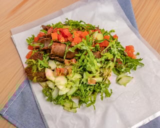 Gyro and Falafel Wrap