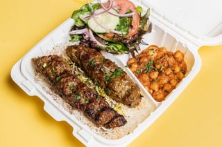 7. Beef Kubideh Platter