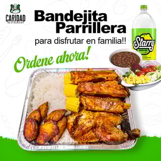 FAMILY meal: Grilled Meats Tray - Bandejita Parrillera