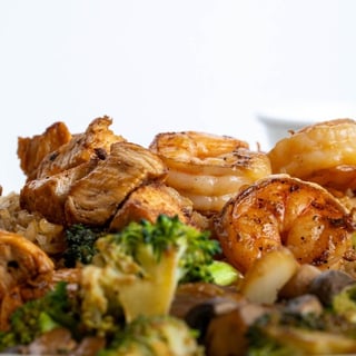 HIBACHI CHICKEN & SHRIMP
