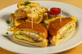 Breakfast Cubano Sandwich