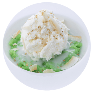 Sticky Rice with Ice Cream