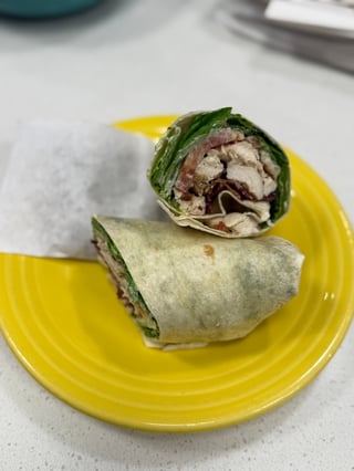 Chicken Bacon Pesto Wrap