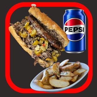 BEEF & SAUSAGE COMBO DELUXE