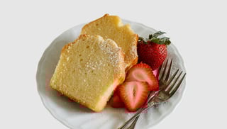 Iced Lemon Loaf Pound Cake*