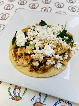 Grilled Chicken Spinach & Feta