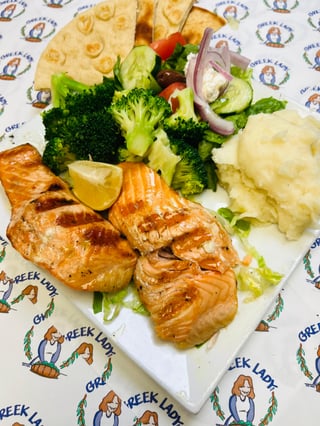 Grilled Salmon Platter