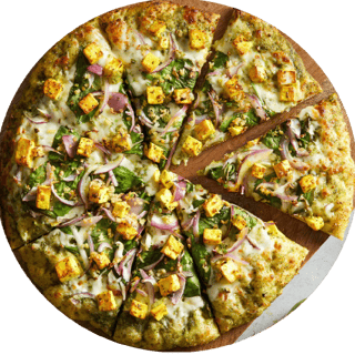 Palak Paneer Pizza