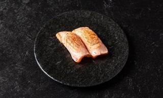 Seared Salmon with Truffle Oil Sushi